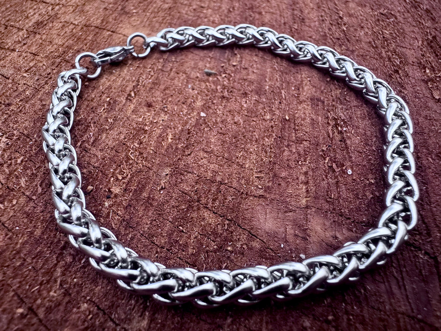 Silver Byzantine Chain Bracelet